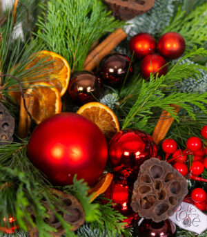 Aranjament de Craciun - Cozy Red - imagine 3