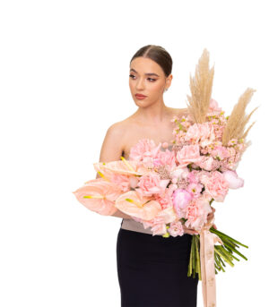 Buchet Roz de Flori - Pink Romance - imagine 2