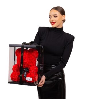 Ursuleț din Trandafiri Roșii - imagine 2