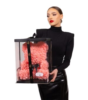 Ursuleț din Trandafiri Roz - imagine 2