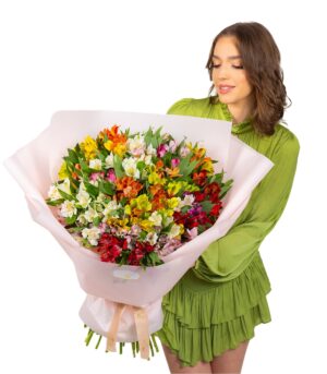 Buchet de Alstroemeria - imagine 3