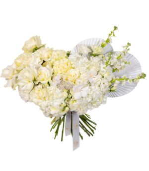Buchet Alb de Flori - White Delight