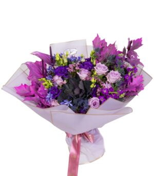 Buchet cu Flori Mov - Autumn Extravaganza